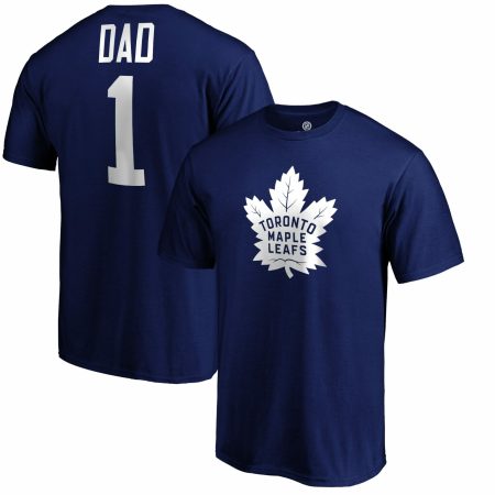 Men's Fanatics Branded Blue Toronto Maple Leafs #1 Dad T-Shirt
