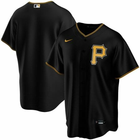 Men's Nike Black Pittsburgh Pirates Alternate Replica Team Jersey