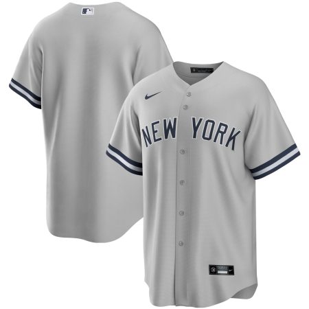 Men's Nike Gray New York Yankees Road Replica Team Jersey
