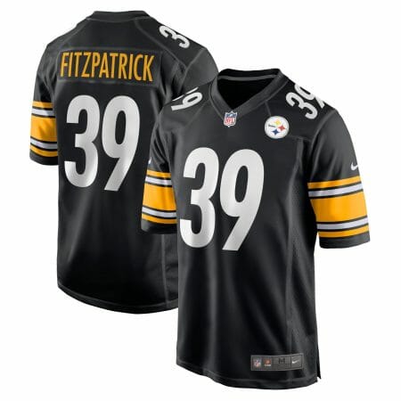 Men's Nike Minkah Fitzpatrick Black Pittsburgh Steelers Game Team Jersey