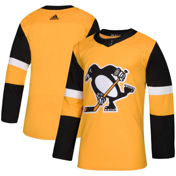 Men's adidas Gold Pittsburgh Penguins Alternate Authentic Jersey