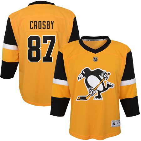 Preschool Sidney Crosby Gold Pittsburgh Penguins Alternate Replica Player Jersey