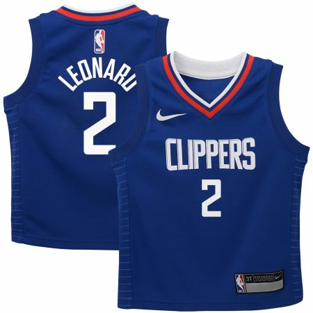Toddler Nike Kawhi Leonard Royal LA Clippers 2020/21 Replica Jersey - Icon Edition