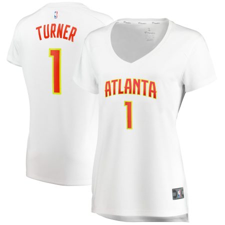 Women's Fanatics Branded Evan Turner White Atlanta Hawks Fast Break Replica Jersey - Association Edition