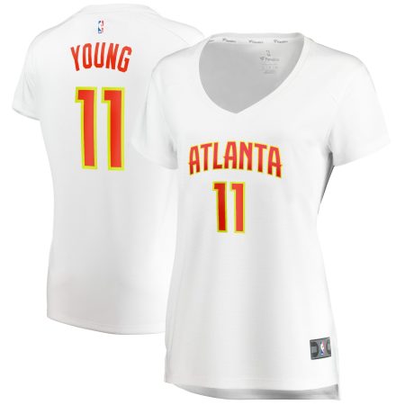 Women's Fanatics Branded Trae Young White Atlanta Hawks Fast Break Player Replica Jersey - Association Edition