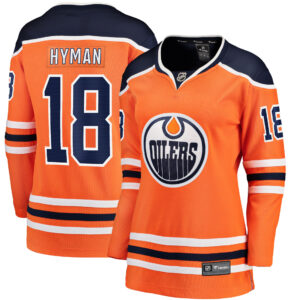 Women's Fanatics Branded Zach Hyman Orange Edmonton Oilers Breakaway Player Jersey
