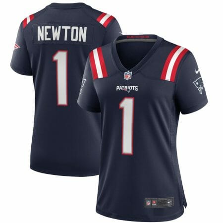 Women's Nike Cam Newton Navy New England Patriots Game Jersey