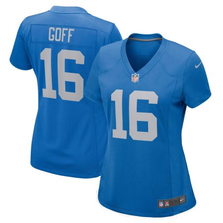 Women's Nike Jared Goff Blue Detroit Lions Game Player Jersey