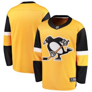 Youth Fanatics Branded Gold Pittsburgh Penguins Alternate Breakaway Jersey