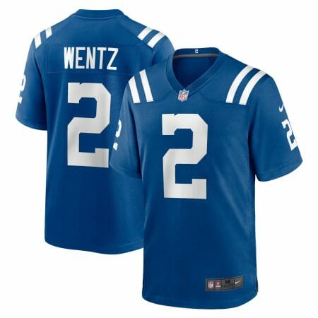 Youth Nike Carson Wentz Royal Indianapolis Colts Game Jersey