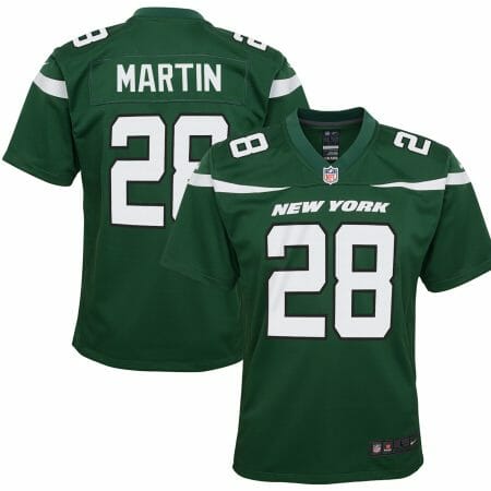 Youth Nike Curtis Martin Gotham Green New York Jets Game Jersey
