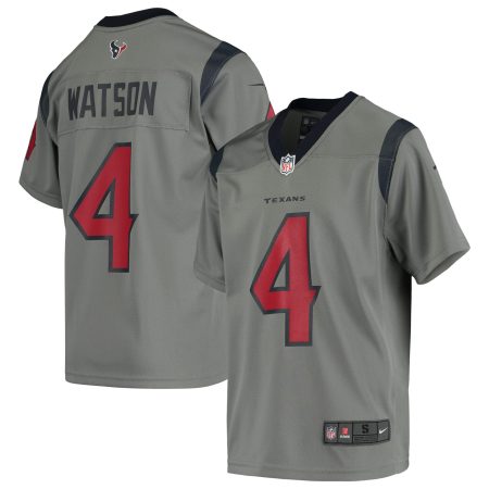 Youth Nike Deshaun Watson Gray Houston Texans Inverted Game Jersey