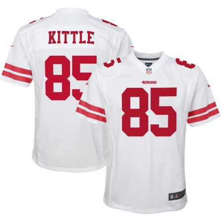 Youth Nike George Kittle White San Francisco 49ers Game Jersey