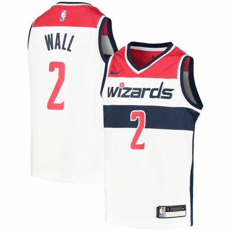 Youth Nike John Wall White Washington Wizards Swingman Jersey - Statement Edition