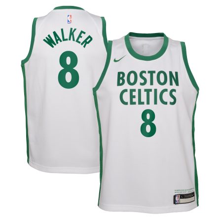 Youth Nike Kemba Walker White Boston Celtics 2020/21 Swingman Jersey - City Edition