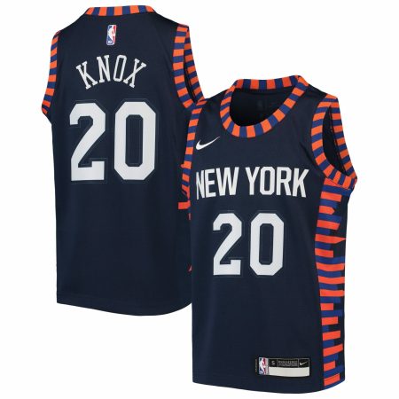 Youth Nike Kevin Knox II Navy New York Knicks Swingman Jersey - City Edition