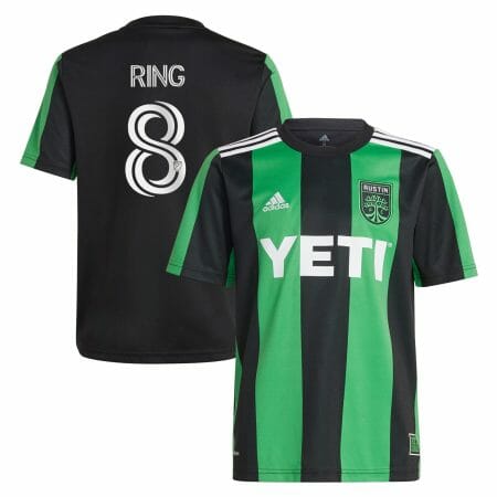 Youth adidas Alexander Ring Black Austin FC 2021 Primary Replica Jersey