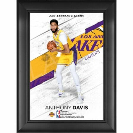 Anthony Davis Los Angeles Lakers Framed 5" x 7" Jersey Swap Collage