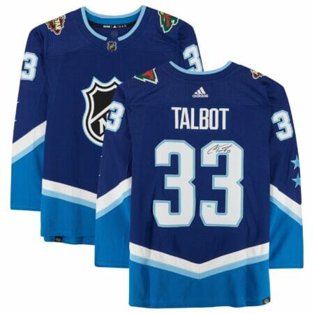 Cam Talbot Blue Minnesota Wild Autographed 2022 NHL All-Star Game adidas Authentic Jersey