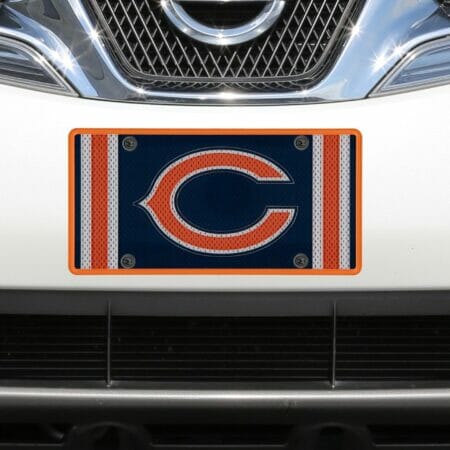 Chicago Bears Jersey Acrylic Cut License Plate
