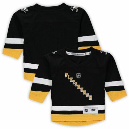 Infant Black Pittsburgh Penguins Alternate Replica Team Jersey