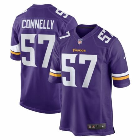 Men's Nike Ryan Connelly Purple Minnesota Vikings Game Jersey