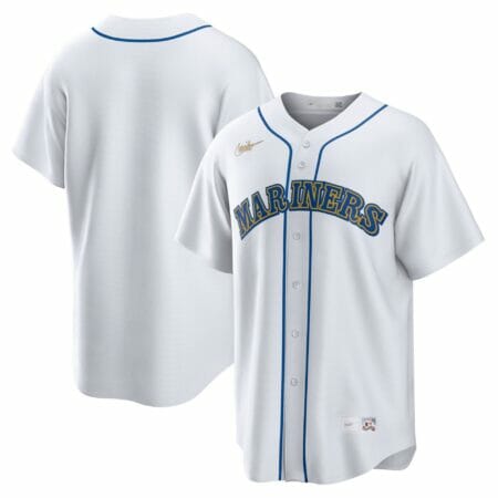 Men's Nike White Seattle Mariners Home Cooperstown Collection Team Jersey