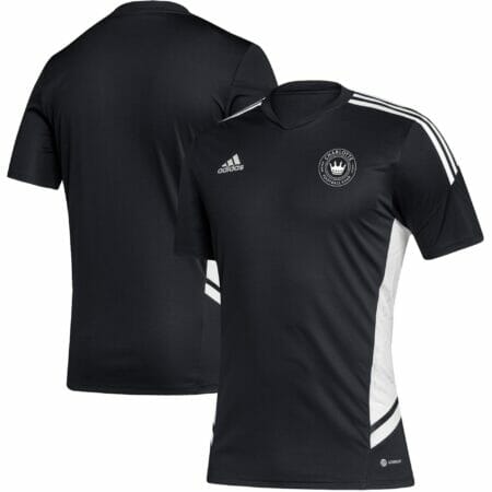 Men's adidas Black/White Charlotte FC Soccer Training Jersey