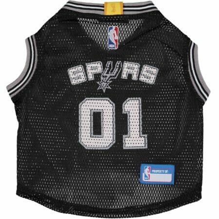 San Antonio Spurs Mesh Basketball Dog Jersey