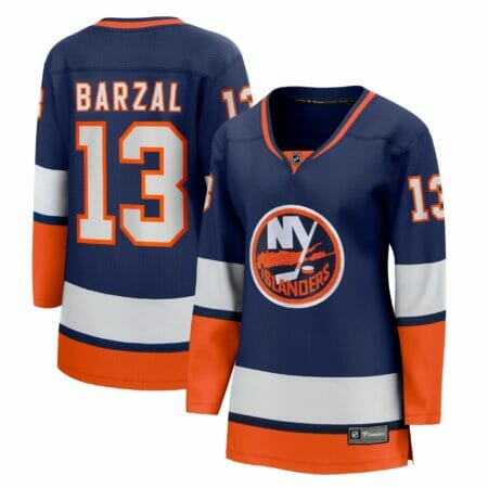 Women's Fanatics Branded Mathew Barzal Orange New York Islanders 2020/21 Special Edition Breakaway Player Jersey