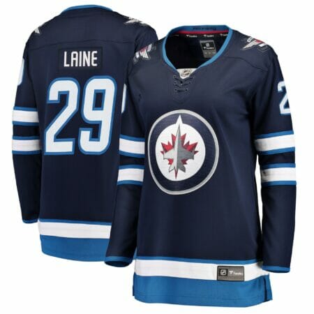Women's Fanatics Branded Patrik Laine Navy Winnipeg Jets Home Breakaway Player Jersey