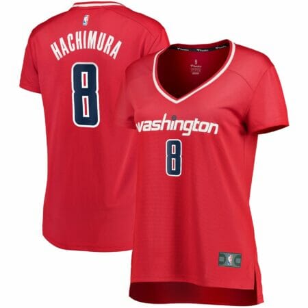 Women's Fanatics Branded Rui Hachimura Red Washington Wizards Fast Break Replica Jersey - Icon Edition