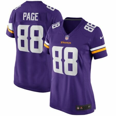 Women's Nike Alan Page Purple Minnesota Vikings Game Retired Player Jersey