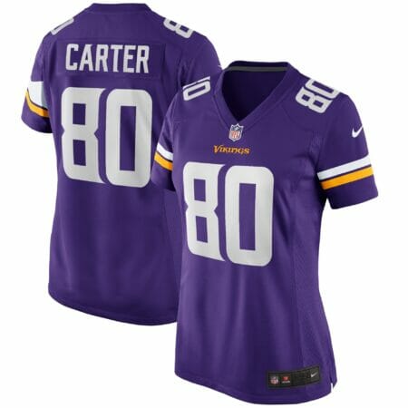 Women's Nike Cris Carter Purple Minnesota Vikings Game Retired Player Jersey