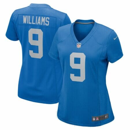 Women's Nike Jameson Williams Blue Detroit Lions Player Game Jersey