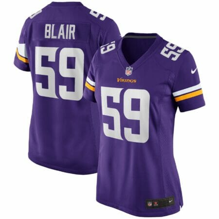 Women's Nike Matt Blair Purple Minnesota Vikings Game Retired Player Jersey