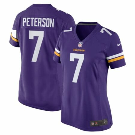 Women's Nike Patrick Peterson Purple Minnesota Vikings Player Game Jersey