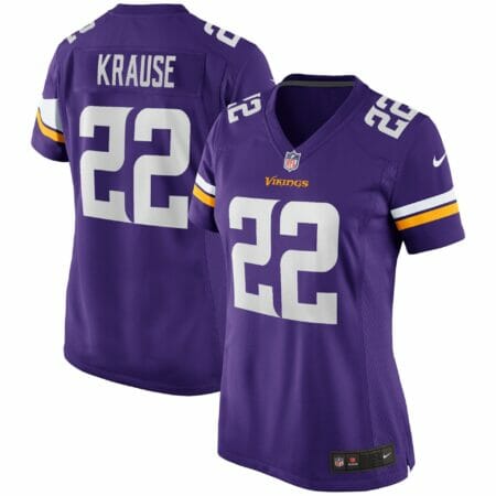 Women's Nike Paul Krause Purple Minnesota Vikings Game Retired Player Jersey