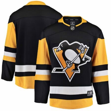 Youth Fanatics Branded Black Pittsburgh Penguins Breakaway Home Jersey