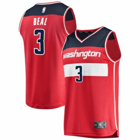 Youth Fanatics Branded Bradley Beal Red Washington Wizards Fast Break Player Jersey - Icon Edition