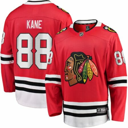 Youth Fanatics Branded Patrick Kane Red Chicago Blackhawks Home Breakaway Player Jersey