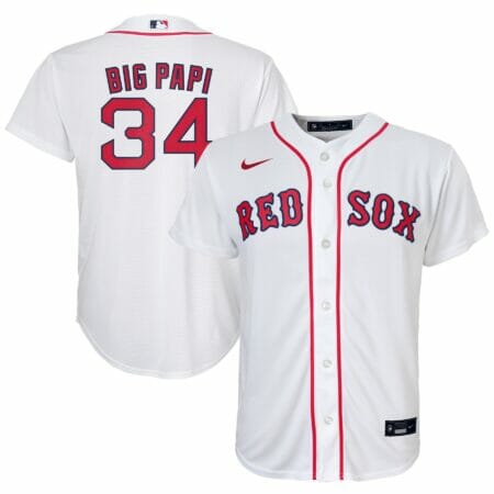 Youth Nike David Ortiz White Boston Red Sox Replica Player Jersey