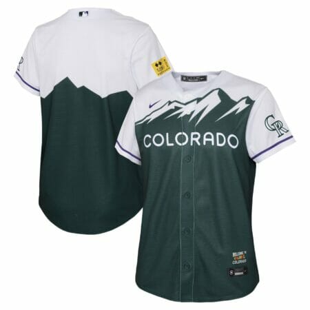 Youth Nike Green Colorado Rockies 2022 City Connect Replica Team Jersey