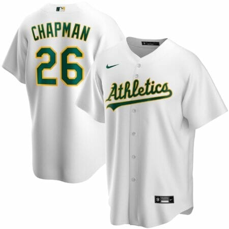 Youth Nike Matt Chapman White Oakland Athletics Home Replica Player Jersey