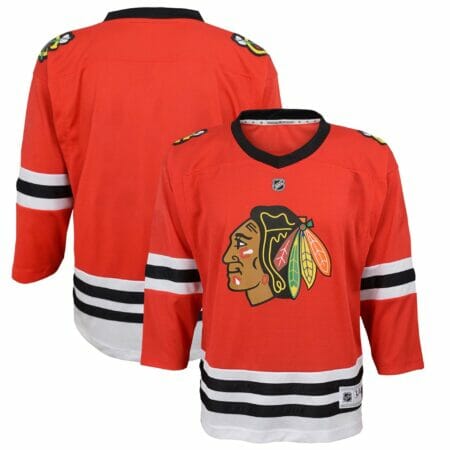 Youth Red Chicago Blackhawks Replica Jersey