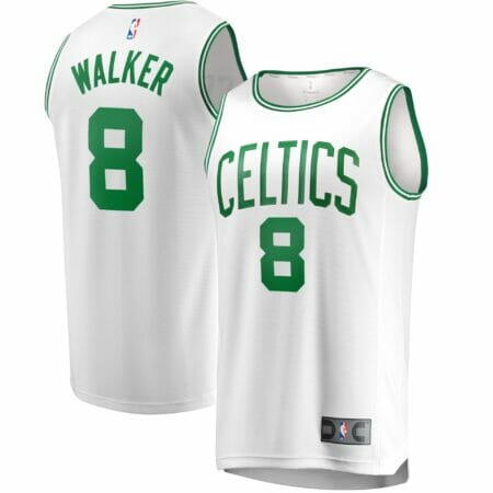 Men's Fanatics Branded Kemba Walker White Boston Celtics Fast Break Replica Player Jersey - Association Edition