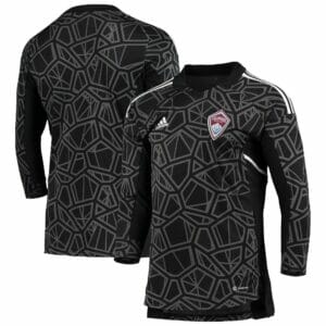 Men's adidas Black/White Colorado Rapids Goalkeeper Jersey