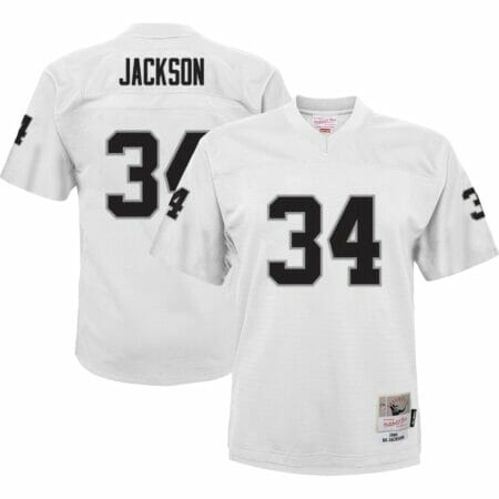 Youth Mitchell & Ness Bo Jackson White Las Vegas Raiders 1988 Retired Player Legacy Jersey