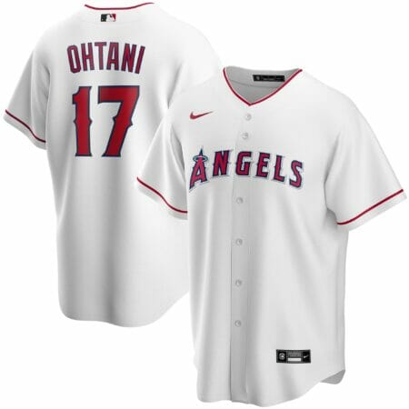 Youth Nike Shohei Ohtani White Los Angeles Angels Home Replica Player Jersey