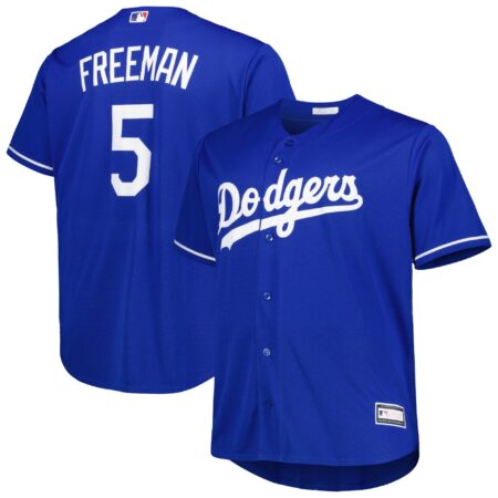 Men's Freddie Freeman Royal Los Angeles Dodgers Big & Tall Replica Player Jersey